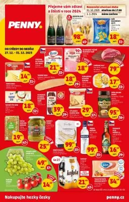 akční leták Penny Market 27.12.2023-31.12.2023