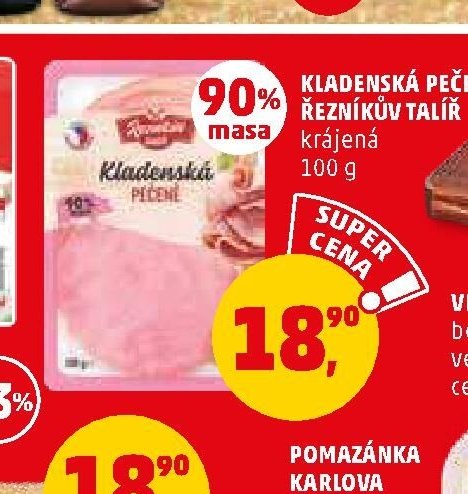 KLADENSKÁ PEČENĚ ŘEZNÍKŮV TALÍŘ