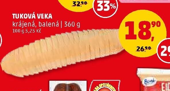 TUKOVÁ VEKA krájená, balená