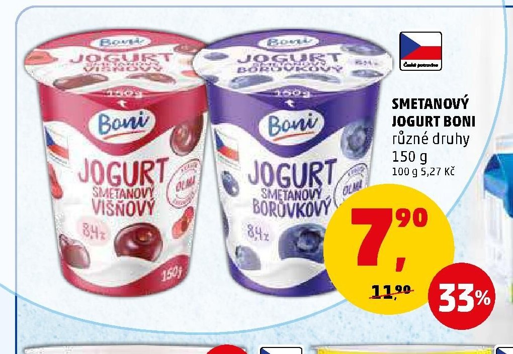 SMETANOVÝ JOGURT BONI