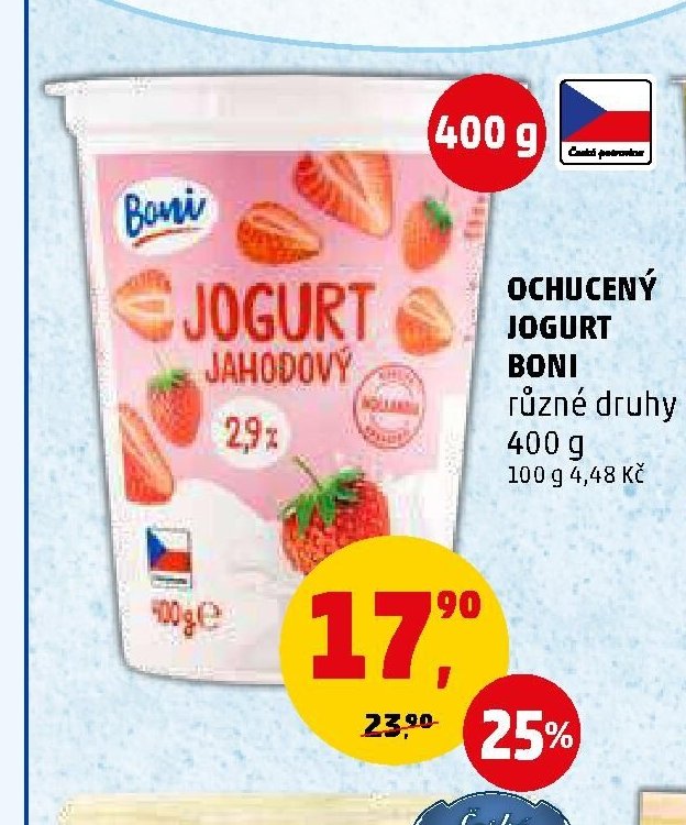 OCHUCENÝ JOGURT BONI