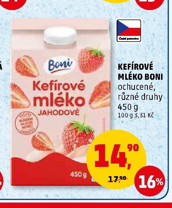 KEFÍROVÉ MLÉKO BONI