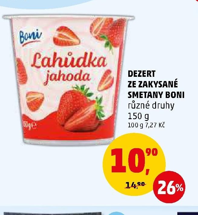 DEZERT ZE ZAKYSANÉ SMETANY BONI