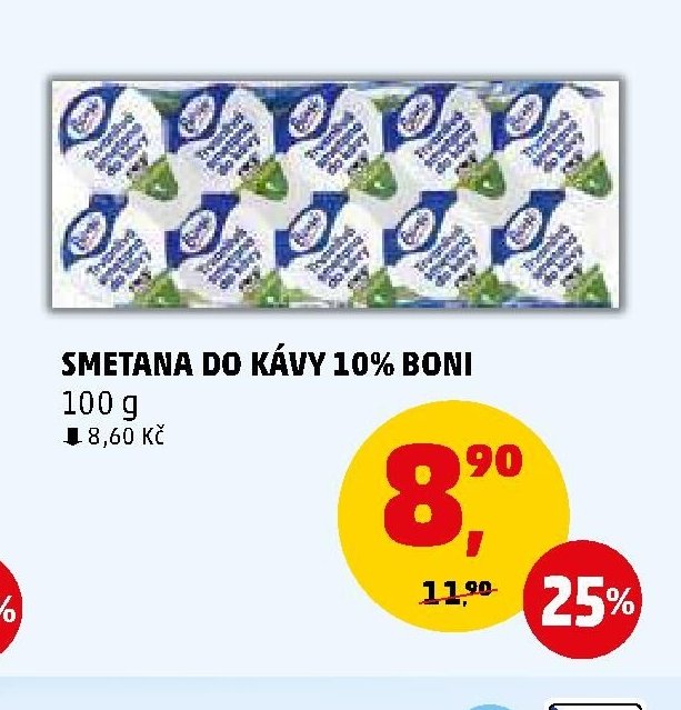 SMETANA DO KÁVY 10% BONI