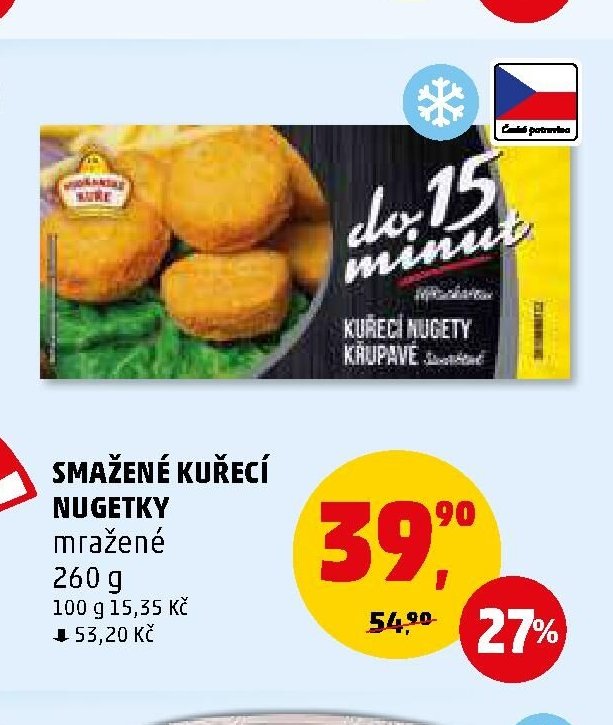 SMAŽENÉ KUŘECÍ NUGETKY