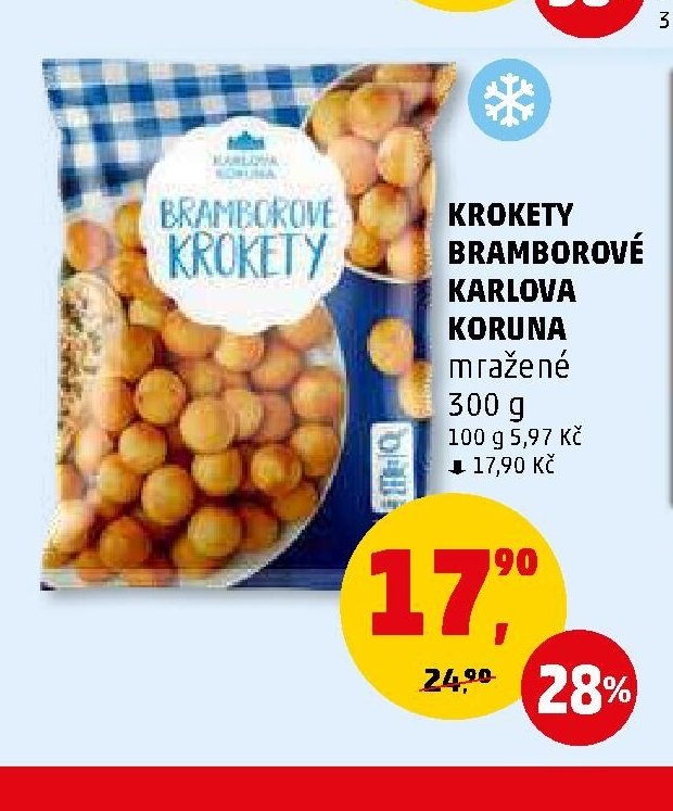 KROKETY BRAMBOROVÉ KARLOVA KORUNA