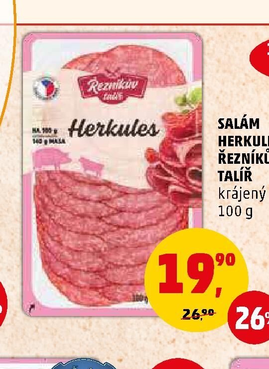 SALÁM HERKULES ŘEZNÍKŮV TALÍŘ