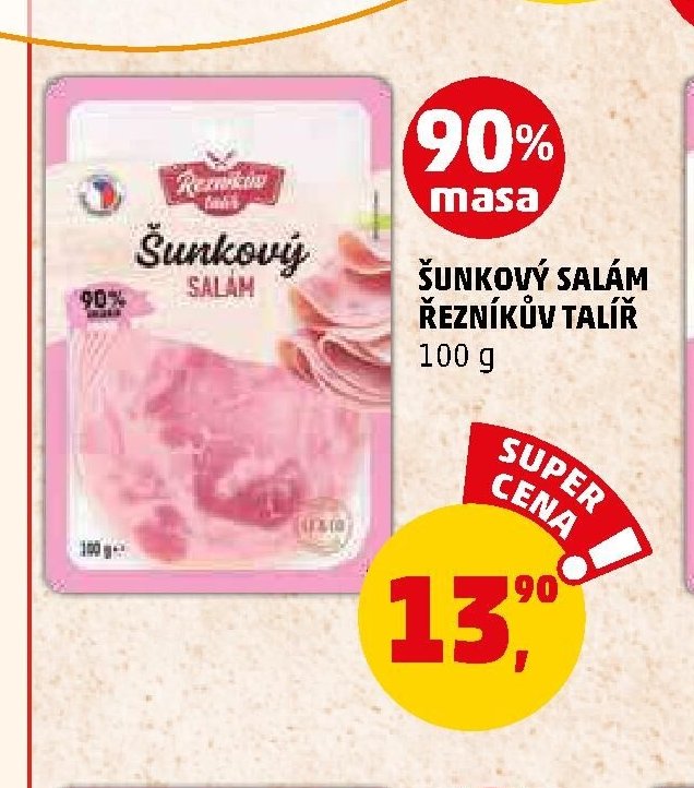 ŠUNKOVÝ SALÁM ŘEZNÍKŮV TALÍŘ