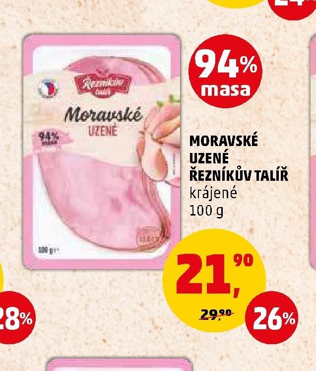 MORAVSKÉ UZENÉ ŘEZNÍKŮV TALÍŘ