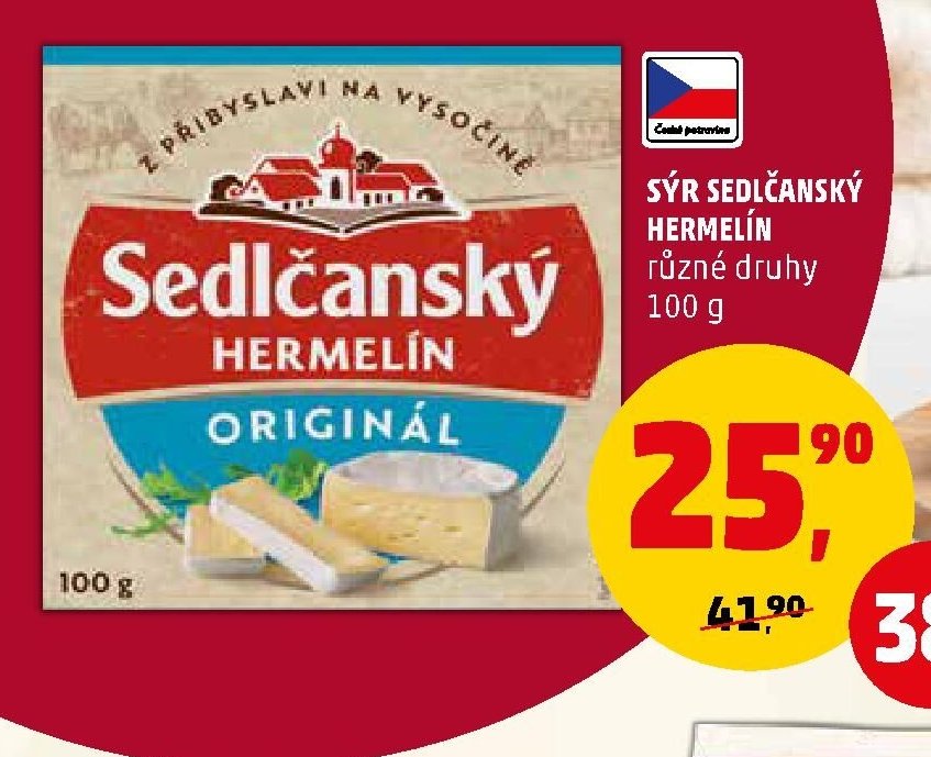 Sýr Sedlčanský Hermelín