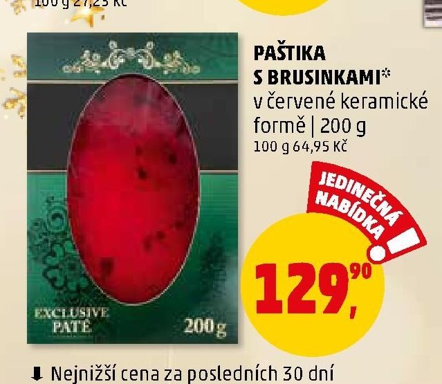 Paštika s brusinkami
