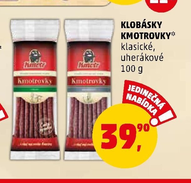 Klobásky Kmotrovky