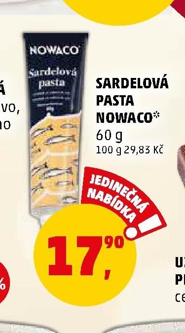Sardelová pasta Nowaco 60 g