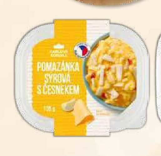 Pomazánka Karlova Koruna sýrová s česnekem 135 g