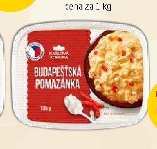 Pomazánka Karlova Koruna budapešťská 135 g