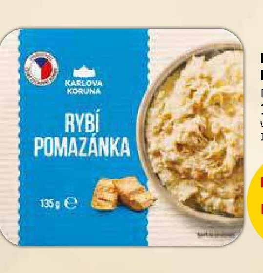 Pomazánka Karlova Koruna rybí 135 g