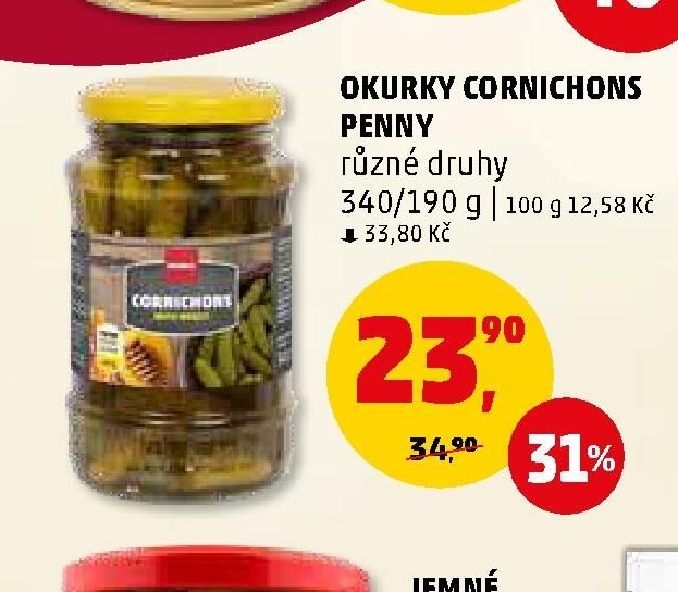 OKURKY CORNICHONS PENNY