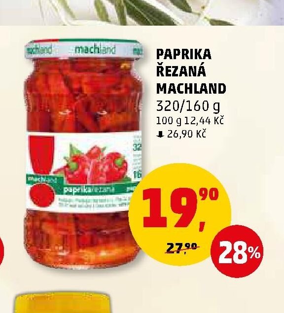 PAPRIKA ŘEZANÁ MACHLAND