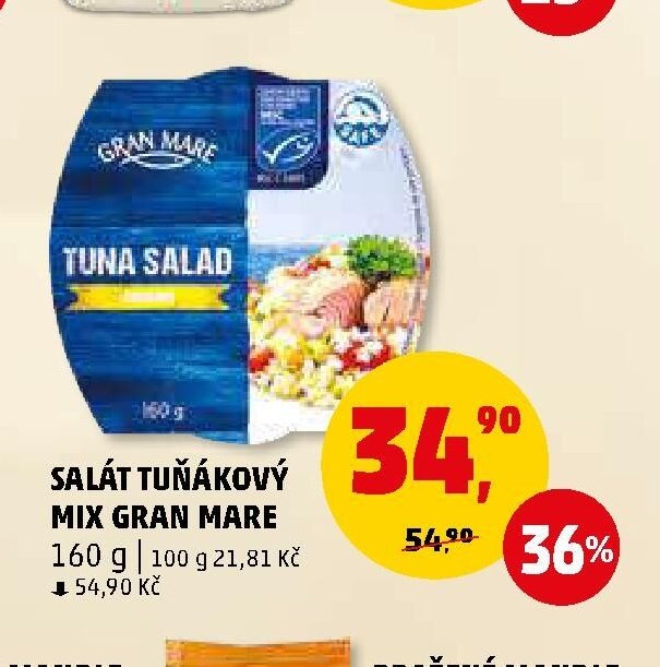 SALÁT TUŇÁKOVÝ MIX GRAN MARE