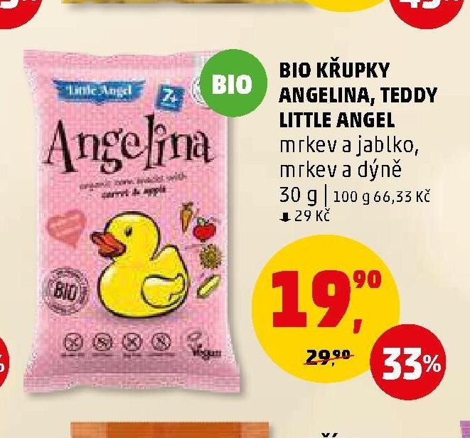 BIO KŘUPKY ANGELINA, TEDDY LITTLE ANGEL