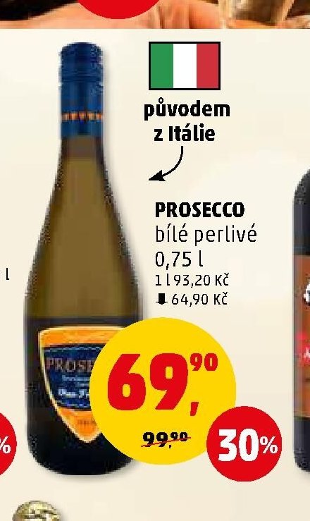 PROSECCO bílé perlivé