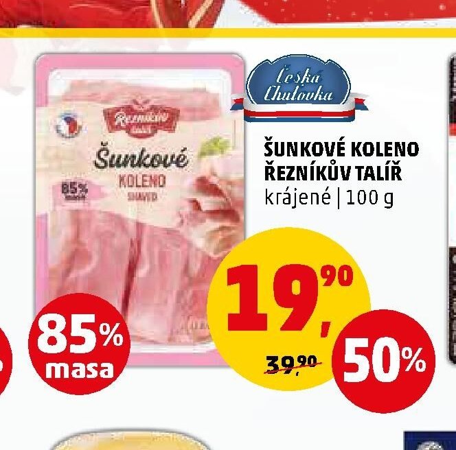 ŠUNKOVÉ KOLENO ŘEZNÍKŮV TALÍŘ