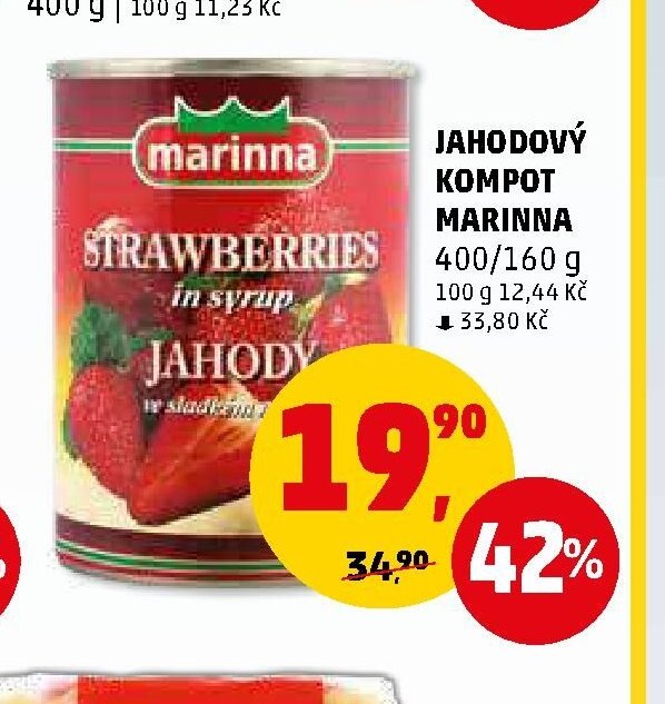 JAHODOVÝ KOMPOT MARINNA