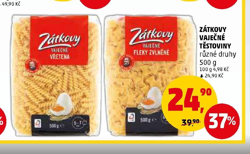 ZÁTKOVY VAJEČNÉ TĚSTOVINY
