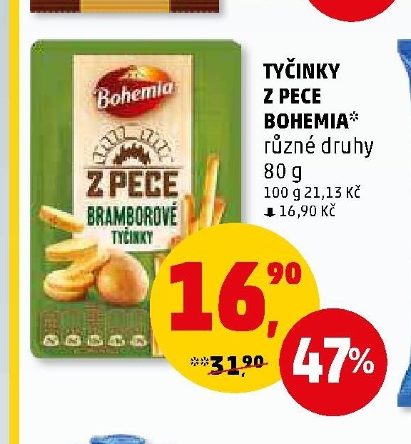 TYČINKY Z PECE BOHEMIA