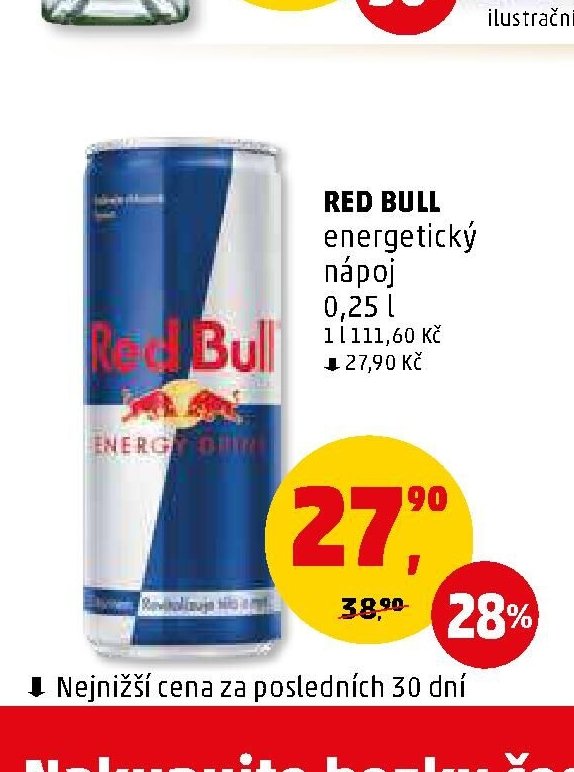 Red Bull energetický nápoj
