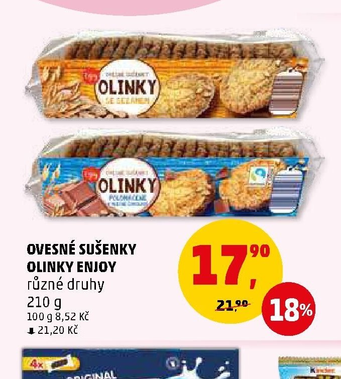 Ovesné sušenky Olinky Enjoy