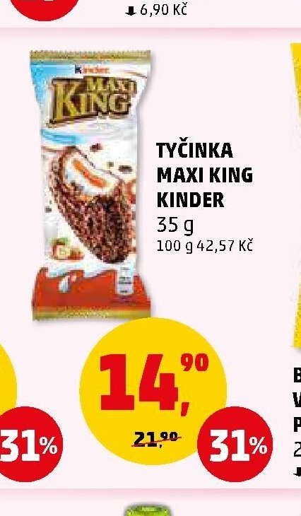 Tyčinka Maxi King Kinder