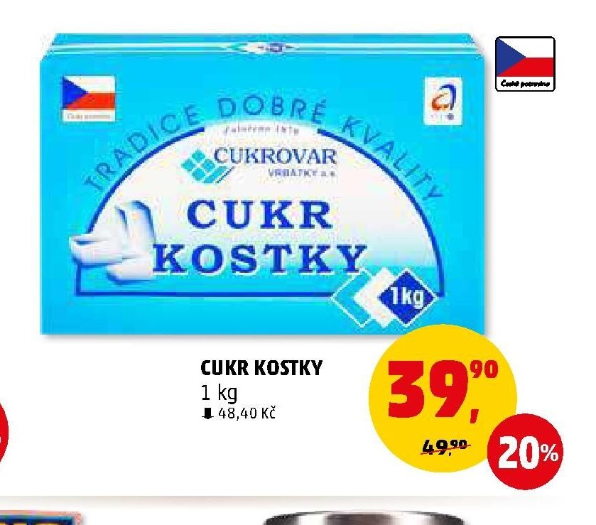 Cukr kostky 1 kg