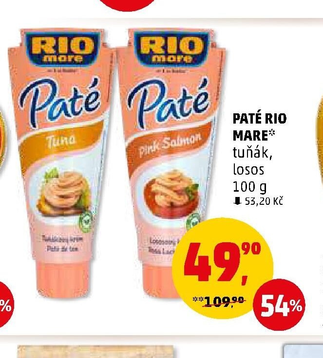 Paté Rio Mare tuňák, losos 100 g