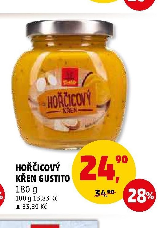 Hořčicový křen Gustito 180 g