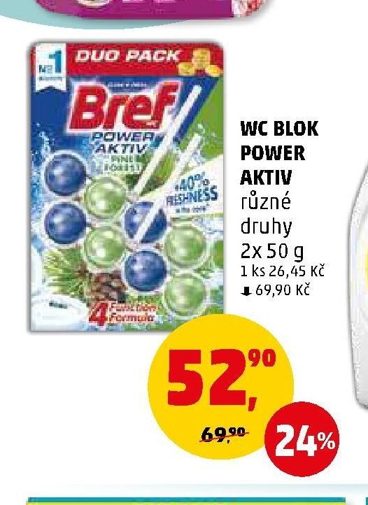 WC BLOK POWER AKTIV různé druhy