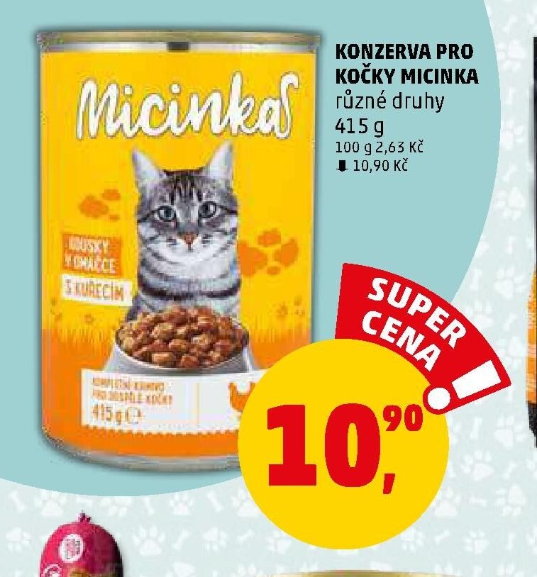 KONZERVA PRO KOČKY MICINKA