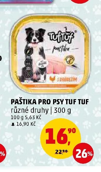 PAŠTIKA PRO PSY TUF TUF