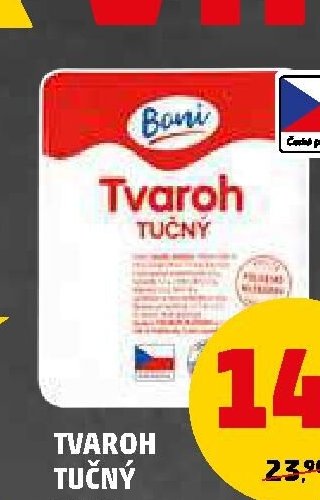 Tvaroh tučný Boni
