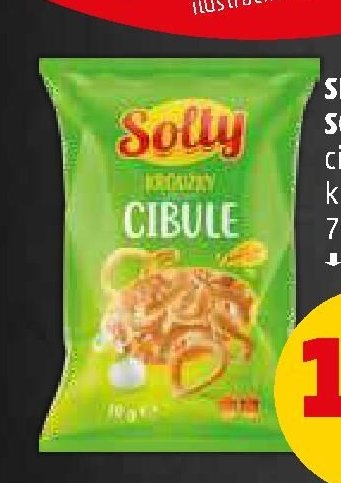 Snack kroužky Solty cibulové, klobásové