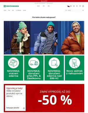 akční leták DEICHMANN 27.12.2023-2.1.2024