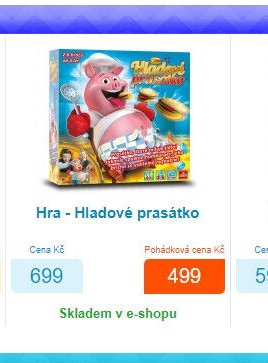 Hra - Hladové prasátko