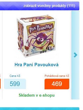 Hra Paní Pavouková