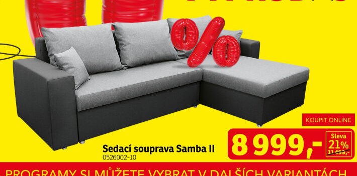 Sedací souprava Samba II - ASKO akcniletaky.com