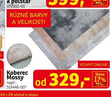 Koberec Mossy - ASKO akcniletaky.com