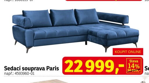 Sedací souprava Paris - ASKO akcniletaky.com
