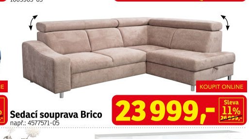 Sedací souprava Brico - ASKO akcniletaky.com