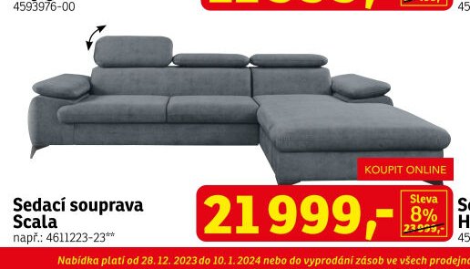 Sedací souprava Scala - ASKO akcniletaky.com