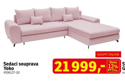 Sedací souprava Yoko - ASKO akcniletaky.com