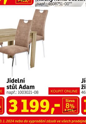 Jídelní stůl Adam - ASKO akcniletaky.com